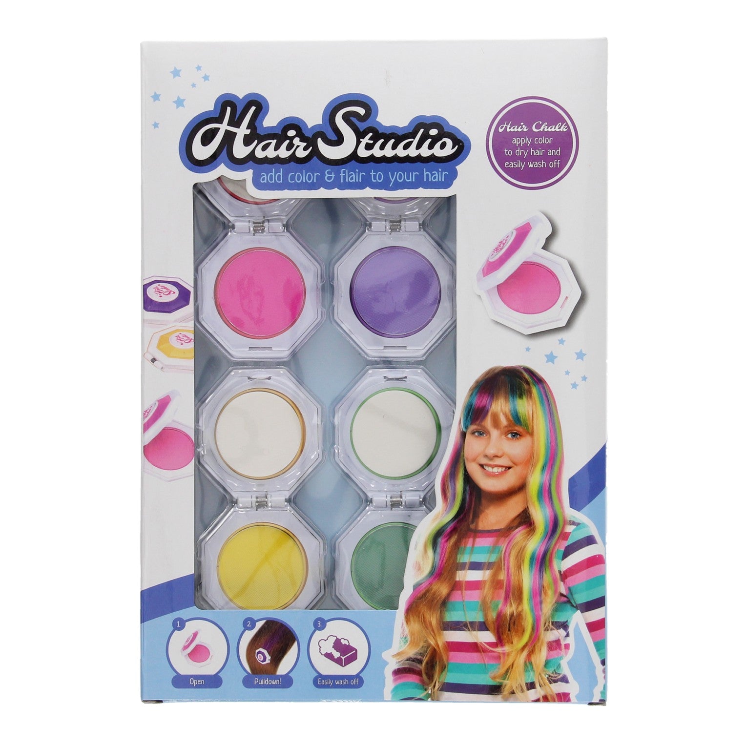 Johntoy kleur je eigen haar set