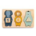 Trixie - houten telpuzzel dieren 6 stuks