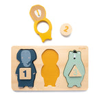 Trixie - houten telpuzzel dieren 6 stuks