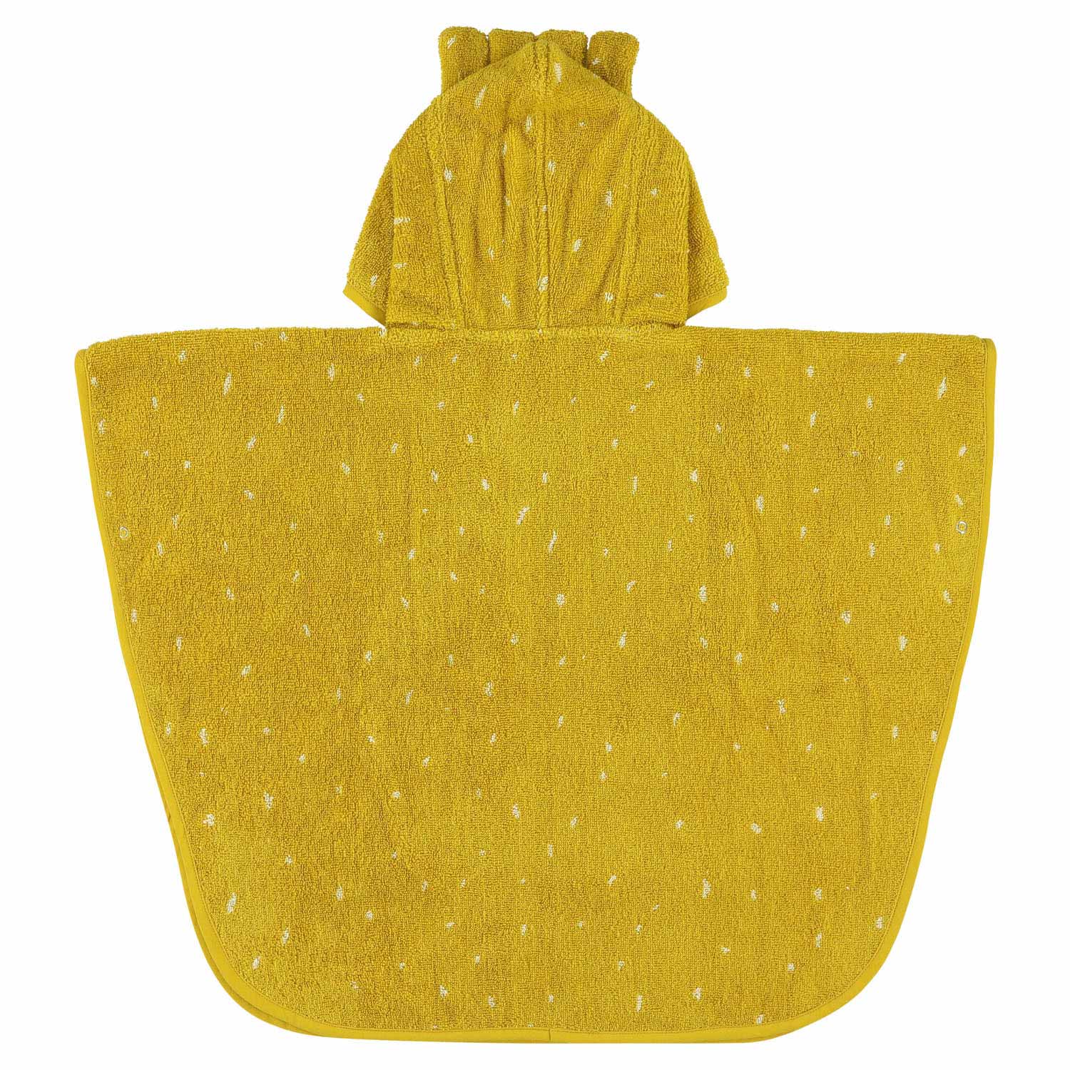 Trixie poncho - mr. lion - 100% biologisch katoen - badcape kind met capuchon - met leuke details