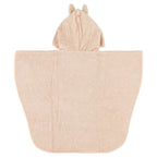 Trixie poncho - mrs. rabbit - 100% biologisch katoen - badcape kind met capuchon - met leuke details