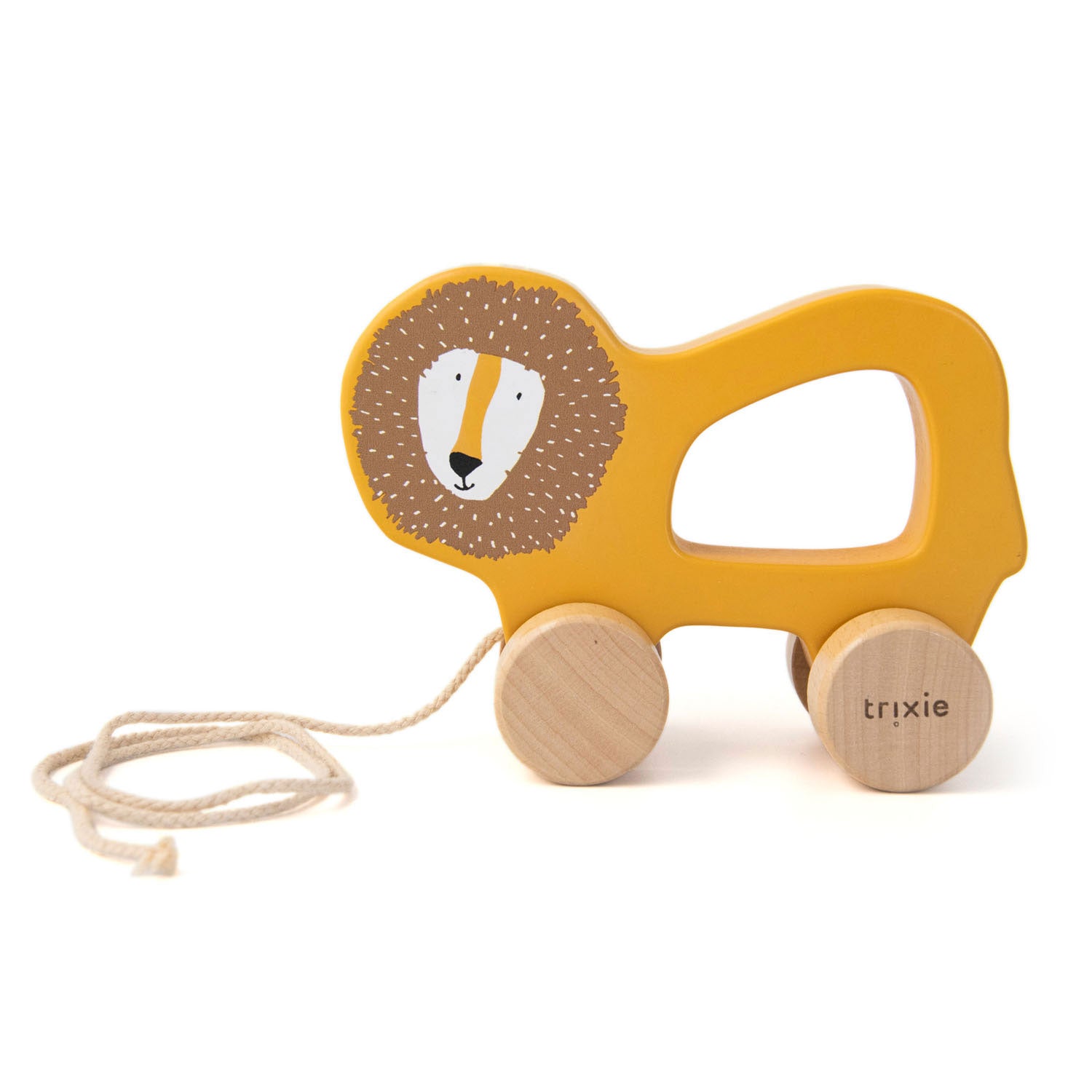 Trixie - houten trekfiguur - mr. lion