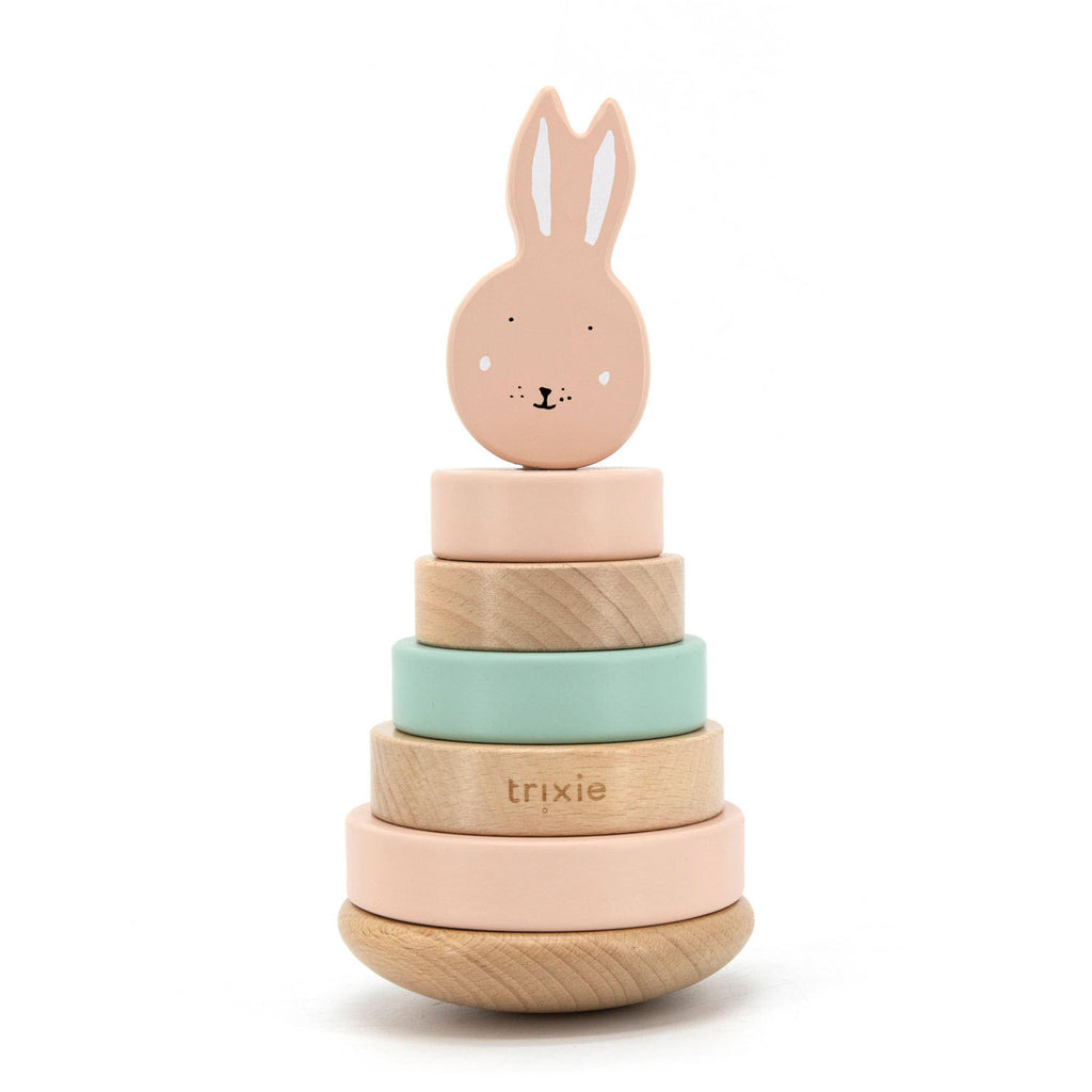 Trixie - houten stapeltoren - mrs. rabbit