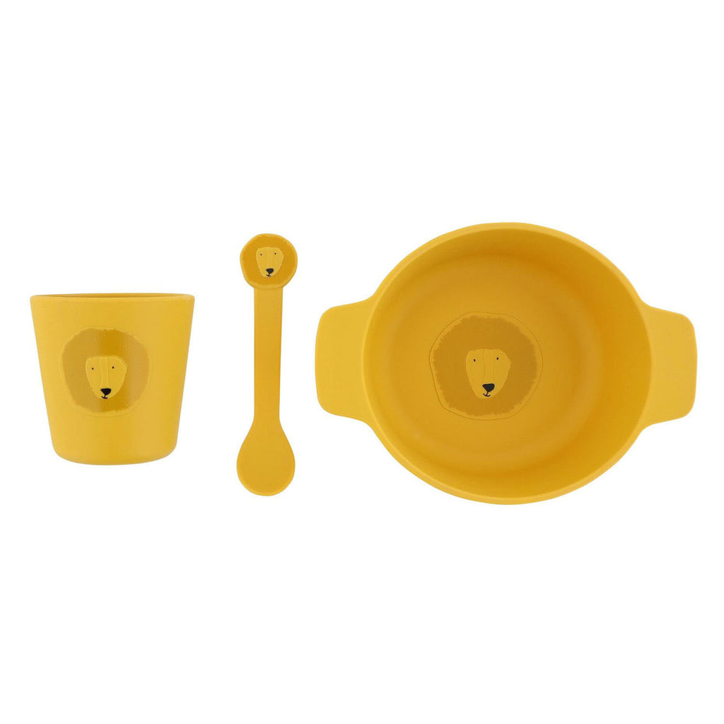 Trixie siliconen baby eetset - mr. lion