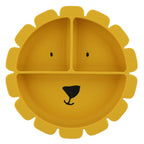 Trixie siliconen bord met vakjes en zuignap - mr. lion
