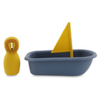 Trixie badspeelgoed zeilboot - mr. lion â€“ siliconen bad speelgoed â€“ drijvend speelgoed voor peuters â€“ vanaf 12 maanden