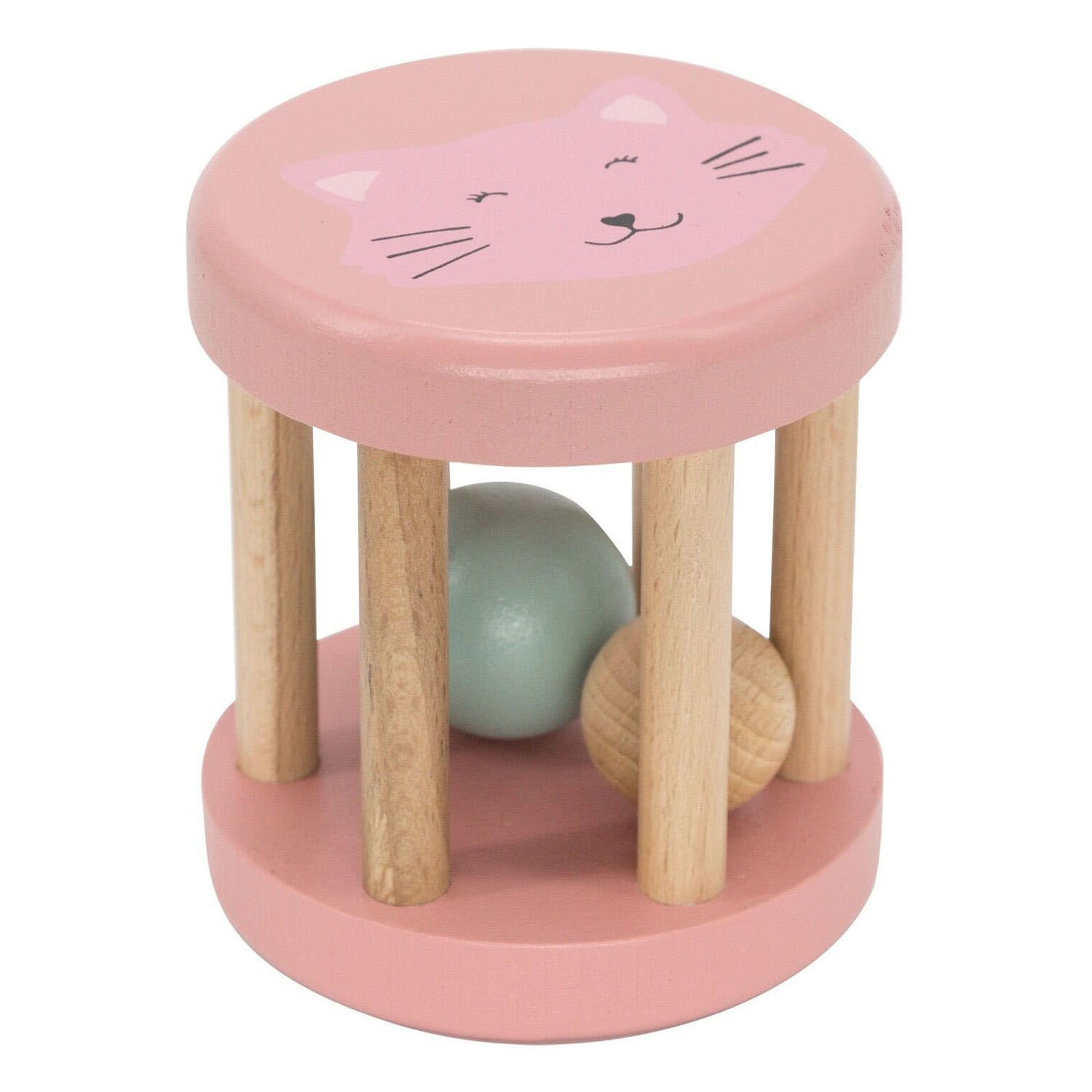 Trixie - houten rammelaar - mrs. cat