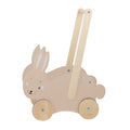 Trixie houten loopwagen - mrs. rabbit - babywalker - kinder speelgoed - loopkar vanaf 1,5 jaar - voor jongens en meisjes - fsc