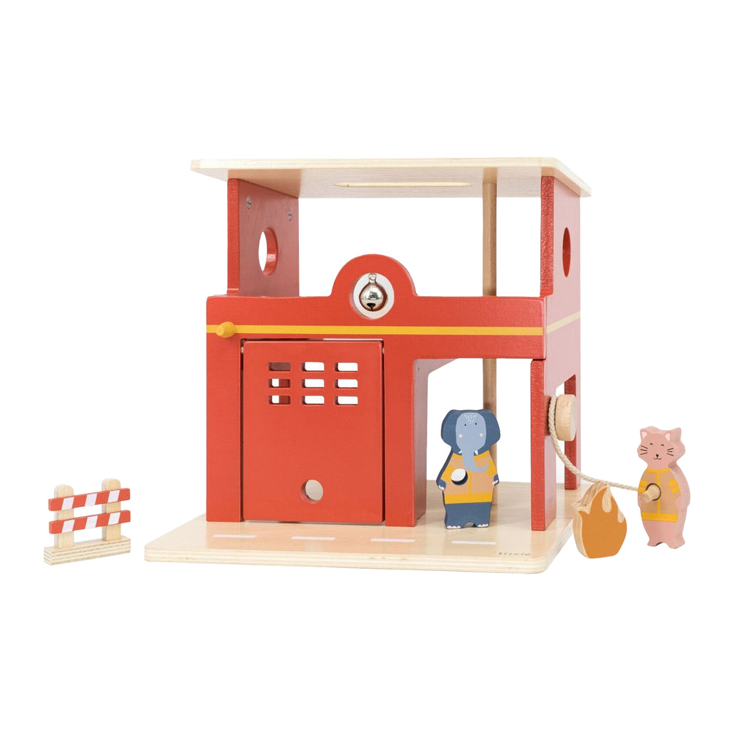 Trixie - houten dieren brandweerkazerne