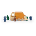 Trixie houten dieren vuilniswagen