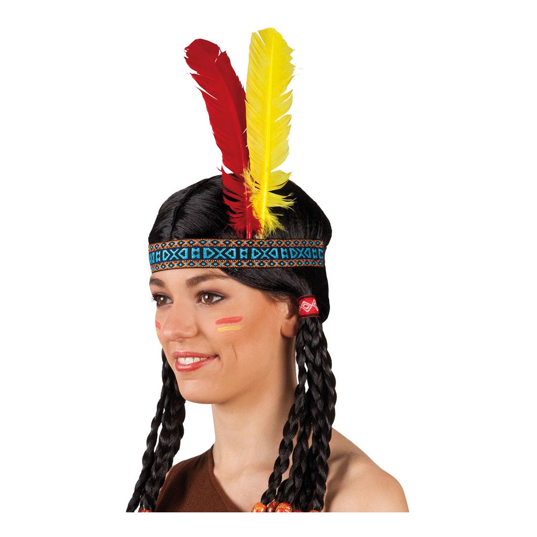Boland indianen hoofdband stof