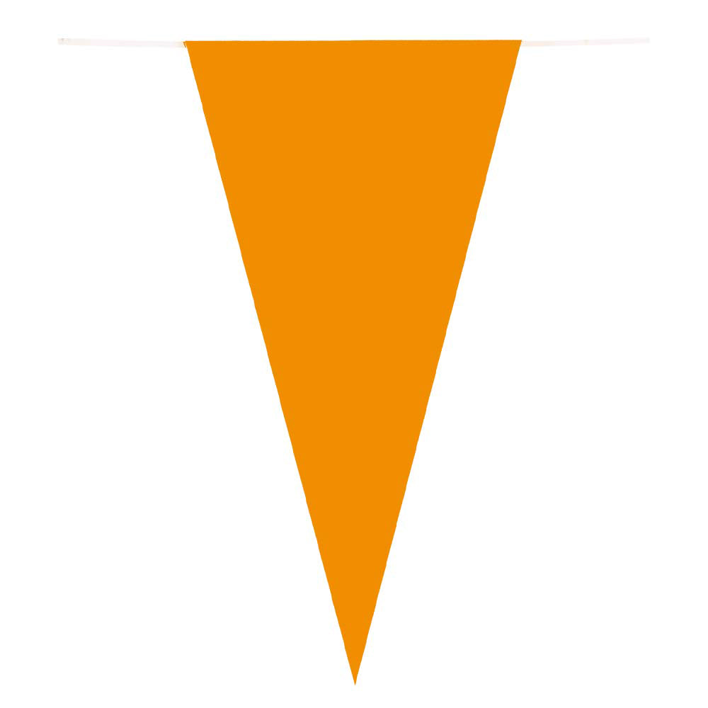 Boland - Papieren vlaggenlijn oranje 10mtr.