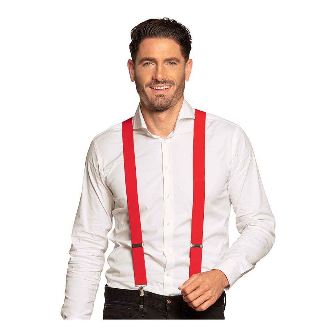 Boland - Bretels basic rood