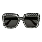 Boland partybril bling bling zwart