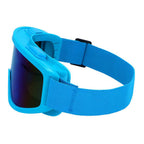 Boland party skibril neon blauw