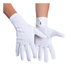 Boland handschoenen met drukknop wit xl