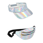 Boland accessoiresset holo festival zilver