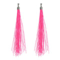 Boland oorbellen festival neon roze, 20cm