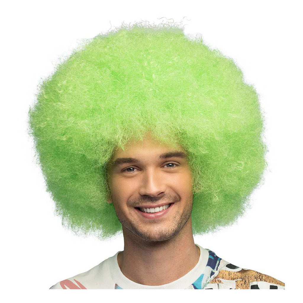 Boland pruik sugar neon groen