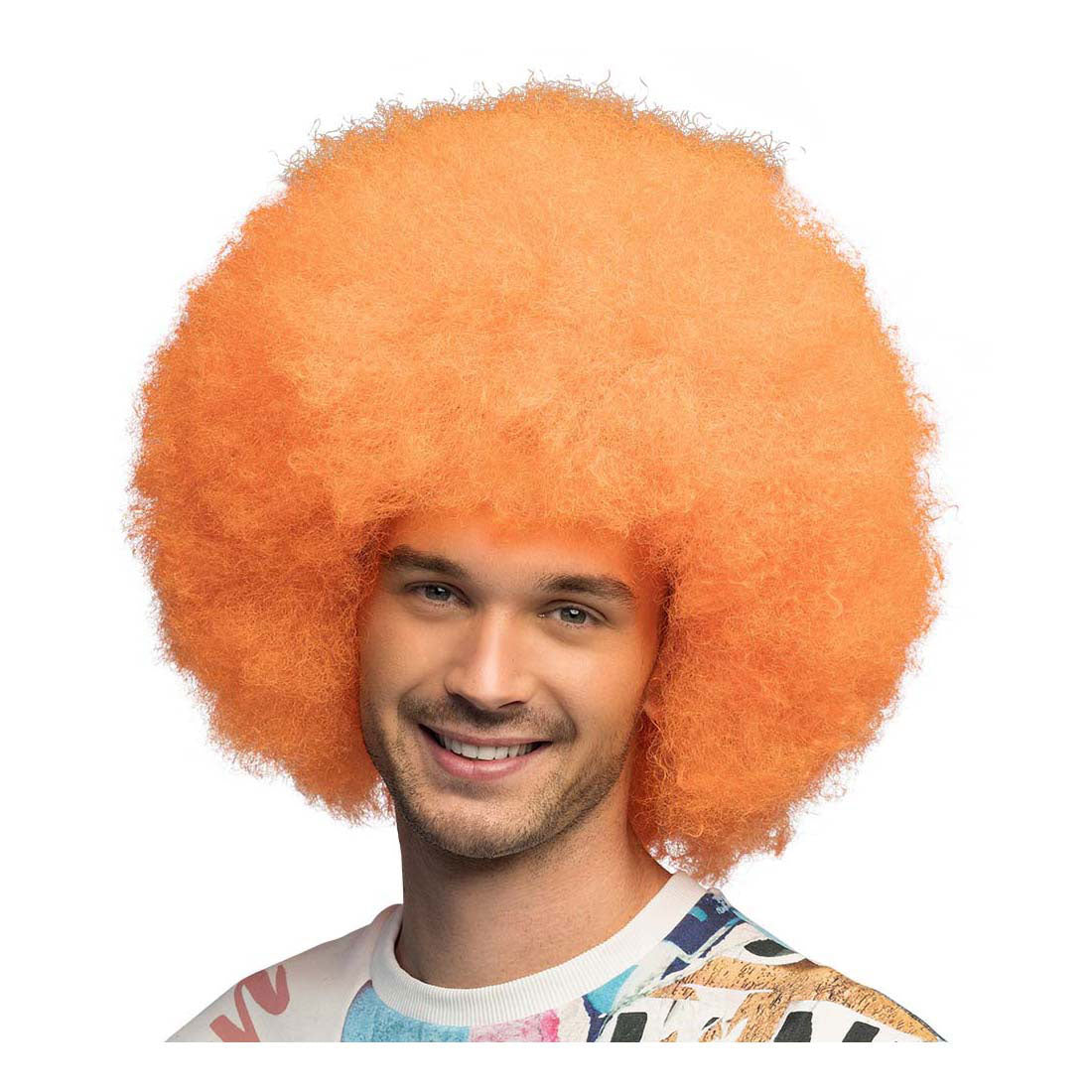 Boland - Pruik sugar neon oranje