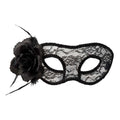 Boland kanten oogmasker mystique zwart
