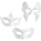Creativ Company - Creativ Company Https://www.cchobby.nl/maskers-h-10-20-cm-b-18-20-cm-wit-3x4-stuk-1-doos