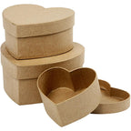 Creativ Company - Creativ Company Https://www.cchobby.nl/harten-dozen-h-5-6-5-7-5-cm-b-10-12-5-15-cm-3-stuk-1-set