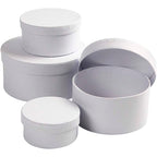 Creativ Company - Creativ Company Https://www.cchobby.nl/ronde-dozen-afm-8x4-10x5-12x6-14x7-cm-wit-4-stuk-1-set