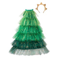 Great pretenders kerstboomjurk met haarband - 5-6 jaar
