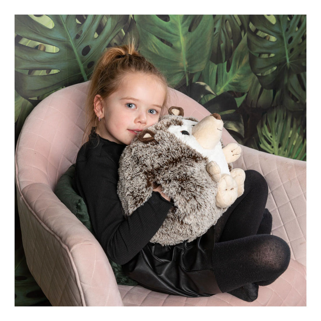 Noxxiez handwarmer knuffelkussen egel