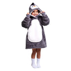 Noxxiez knuffel hoodie small trui pinguin, 3-6 jaar