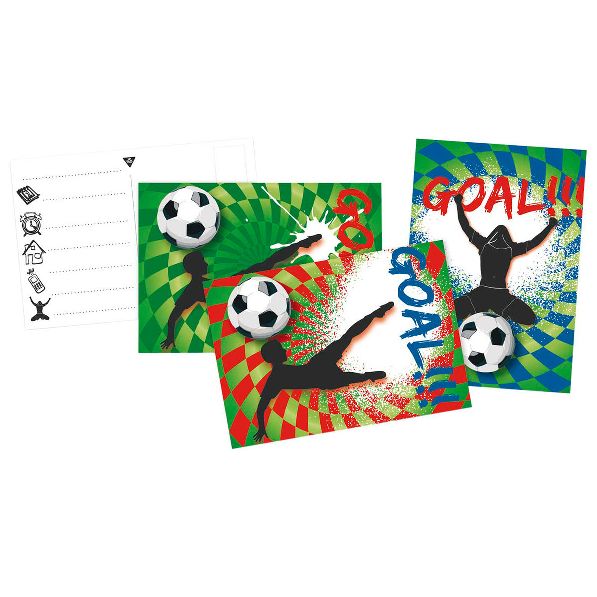 Haza Witbaard - Haza Witbaard Uitnodigingen goal 6 stuks