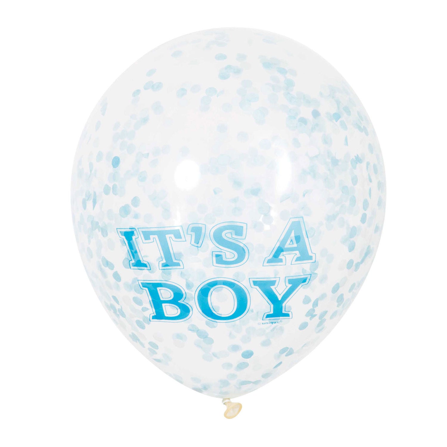 Haza Witbaard - Haza Witbaard Confetti ballonnen jongen 6 stuks