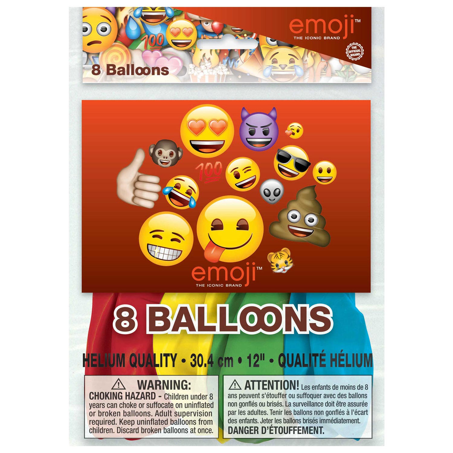 Haza Witbaard - Haza Witbaard Ballonnen emoji 8st.