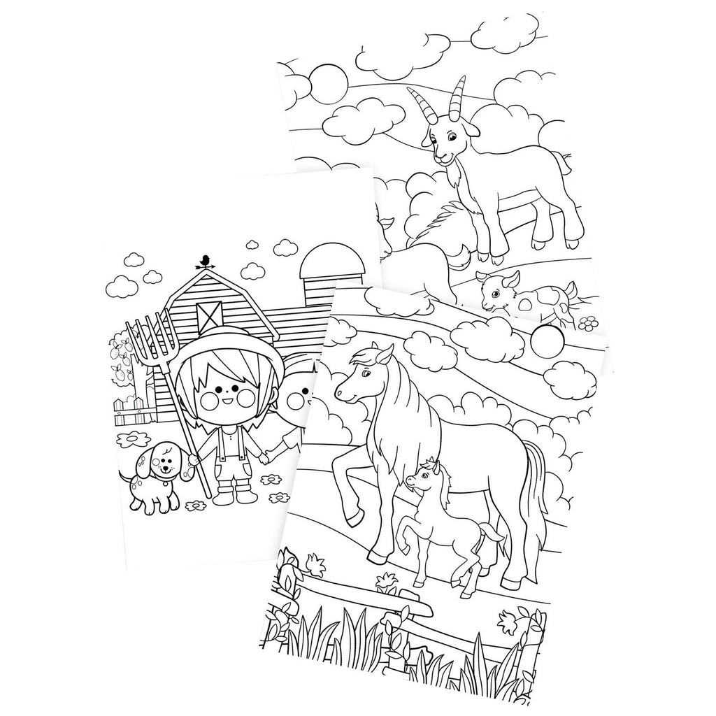 Haza Witbaard - Haza Witbaard Kleurboek boerderij