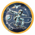 Haza witbaard astronaut bordjes, 8st.