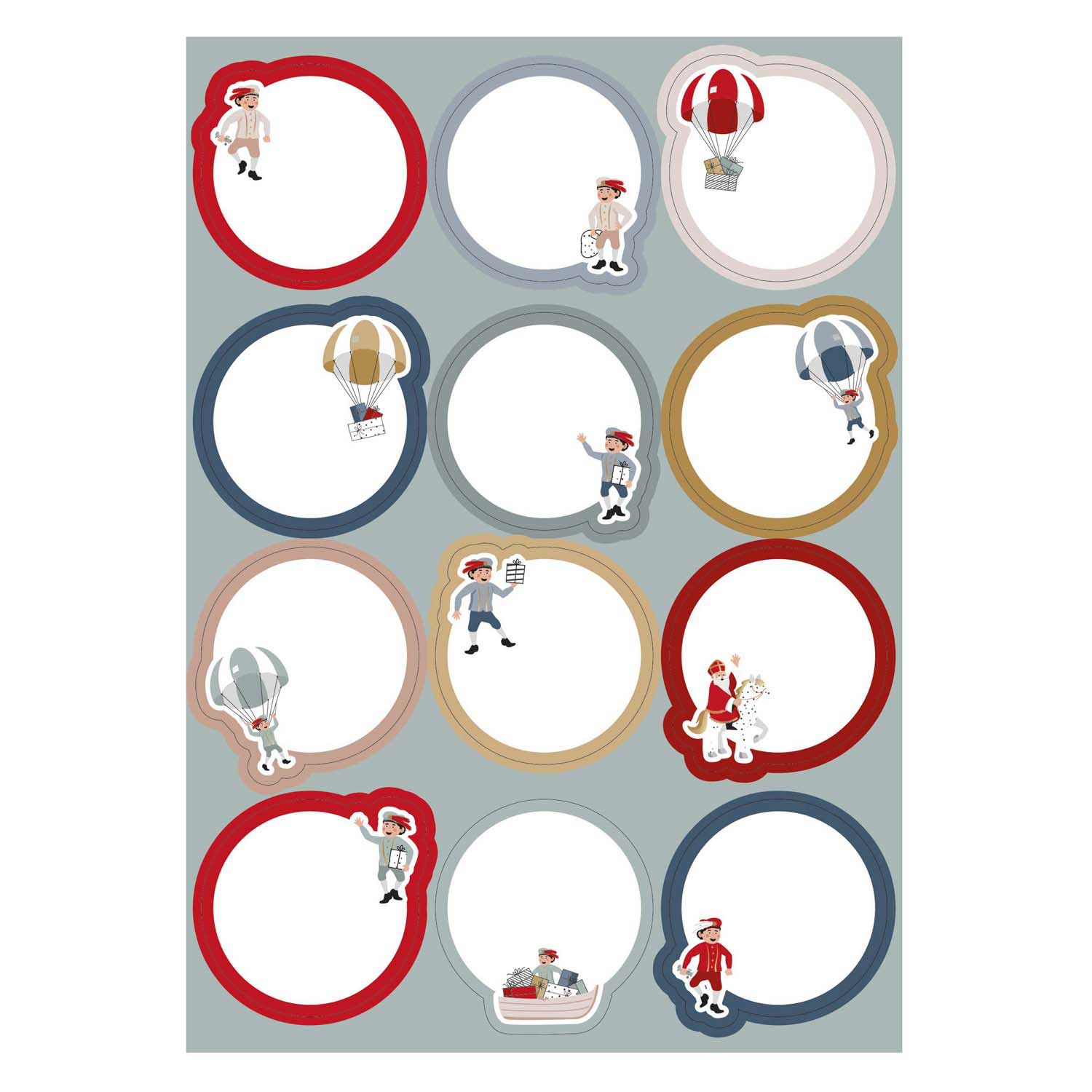 Haza Witbaard - Haza Witbaard Cadeau etiketten sint & co.