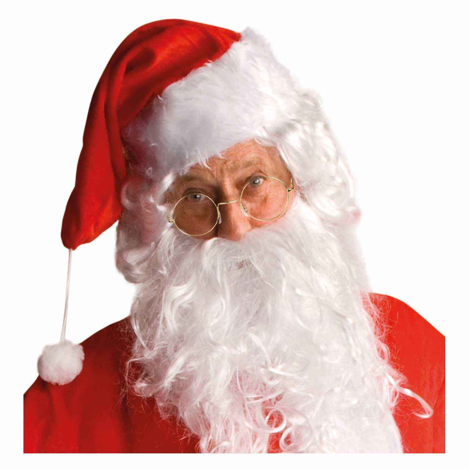 Boland bril sinterklaas kerstman