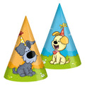 Haza Witbaard - Haza Witbaard Feesthoedjes woezel & pip 16cm fsc - 6st