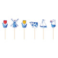 Haza Witbaard - Haza Witbaard Feestprikkers nijntje delfts blauw - 12 stuks