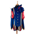 Haza Witbaard - Haza Witbaard Pieten pak fluweel luxe blauw/rood xl