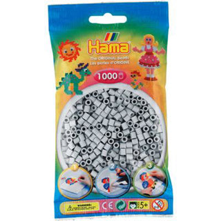 Hama - Hama strijkkralen 1000 stuks licht grijs | 5 stuks