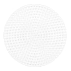 Hama strijkkralen grondplaat rond medium wit | 5 stuks