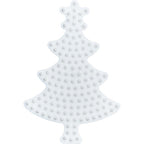 Hama - Hama strijkkralen grondplaat kerstboom wit | 5 stuks