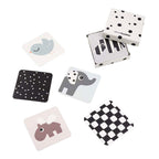 Done By Deer - Done By Deer baby contrastkaart hertenvriendjes 10 stuks
