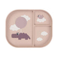 Done by deer vakjesbord blije wolken roze