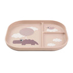 Done by deer vakjesbord blije wolken roze