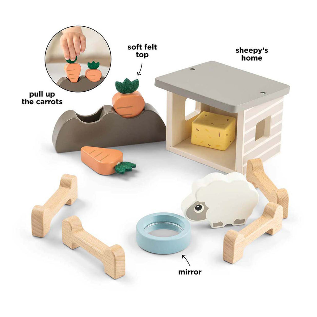 Done by deer tiny farm houten speelset sheepy