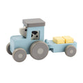Done by deer tiny farm houten tractor dotti blauw