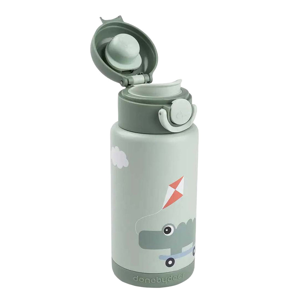 Done by deer thermo fles - playground - groen - 340 ml